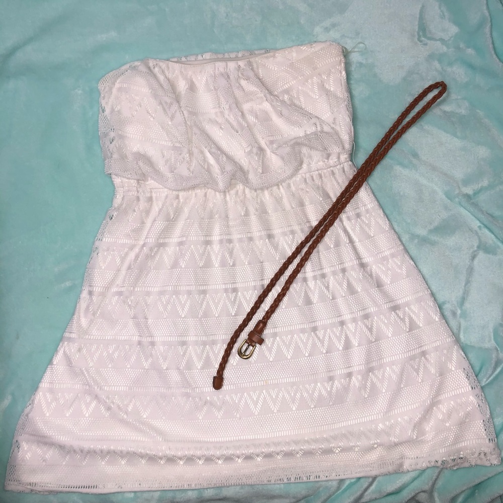 Vanity Strapless Dress w/ belt